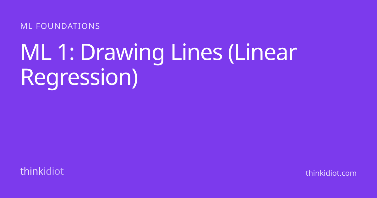 Linear Regression Explained Simply (with Interactive Demo), ML 1 ...