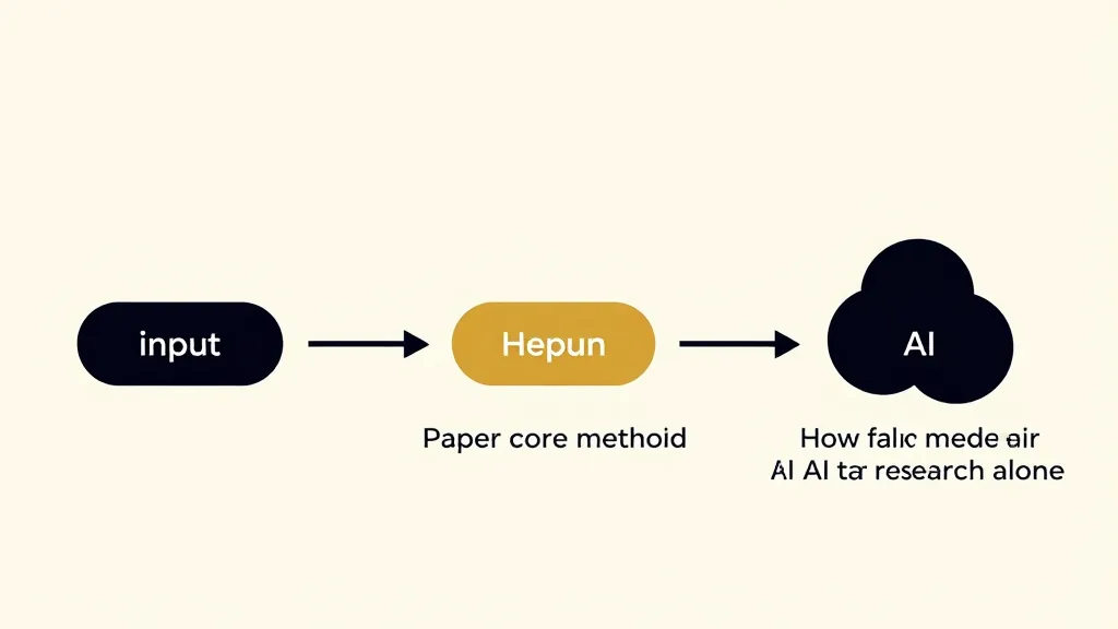 An abstract editorial illustration of a benchmark that gradually removes human guidance to test how far an AI system can research alone, in ink and amber on warm paper