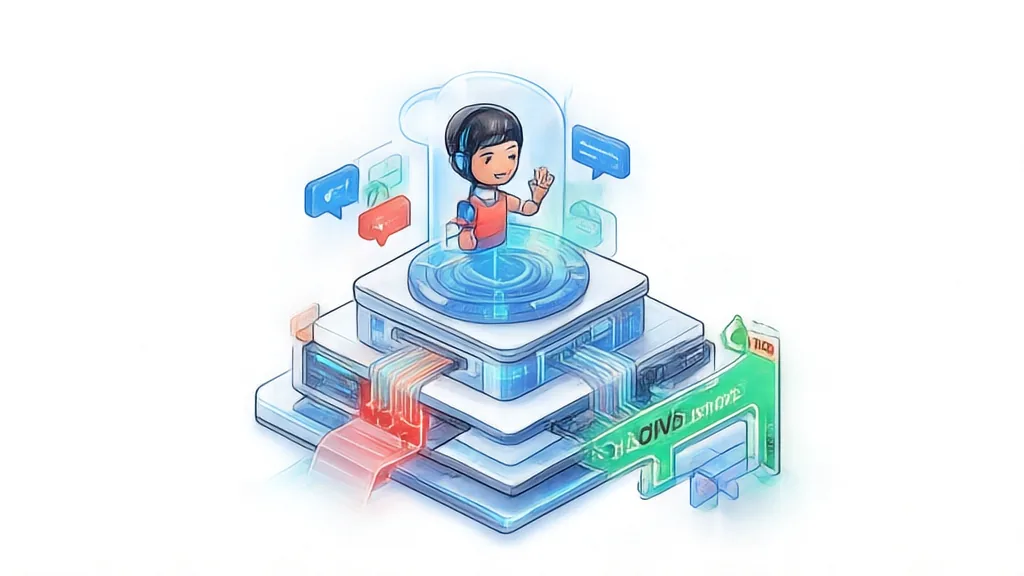 Editorial explainer illustration for Training Agents to Evolve with Their Harness: TaoLive Digital Avatar Agent Technical Report