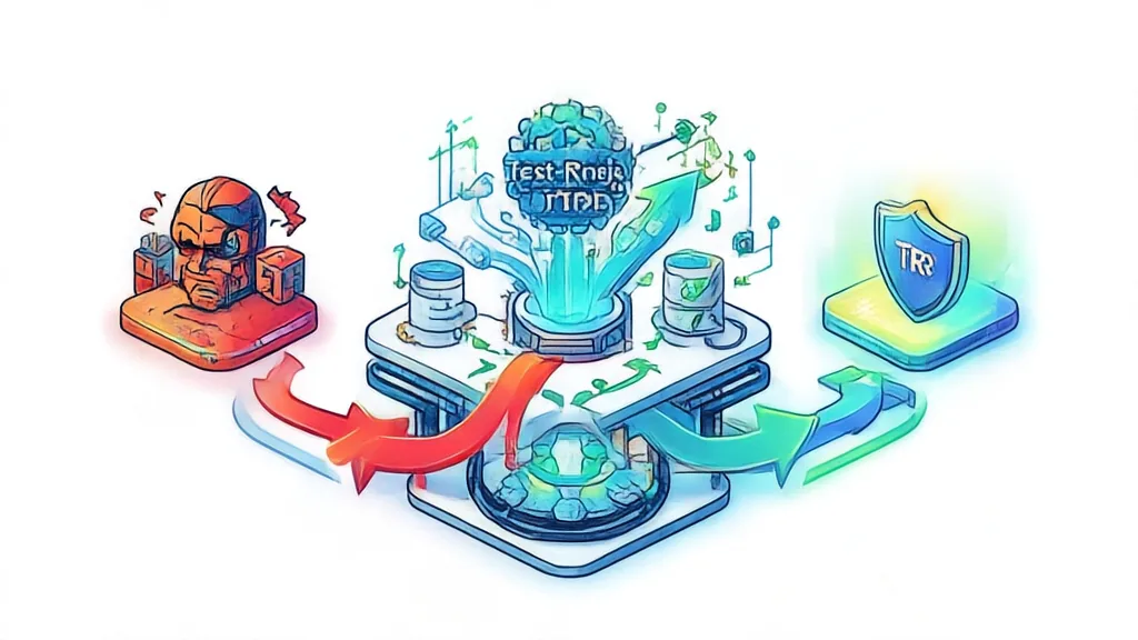 Editorial explainer illustration for TTPO: Test-Time Policy Optimization