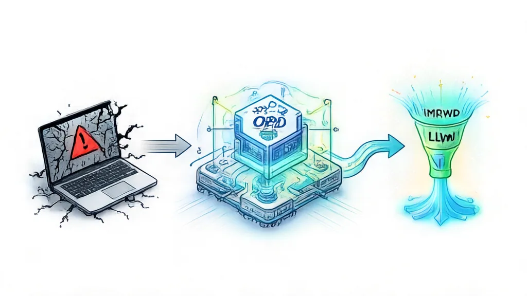 Editorial explainer illustration for Self-OPD: On-Policy Distillation for Flow Matching Models without Teacher
