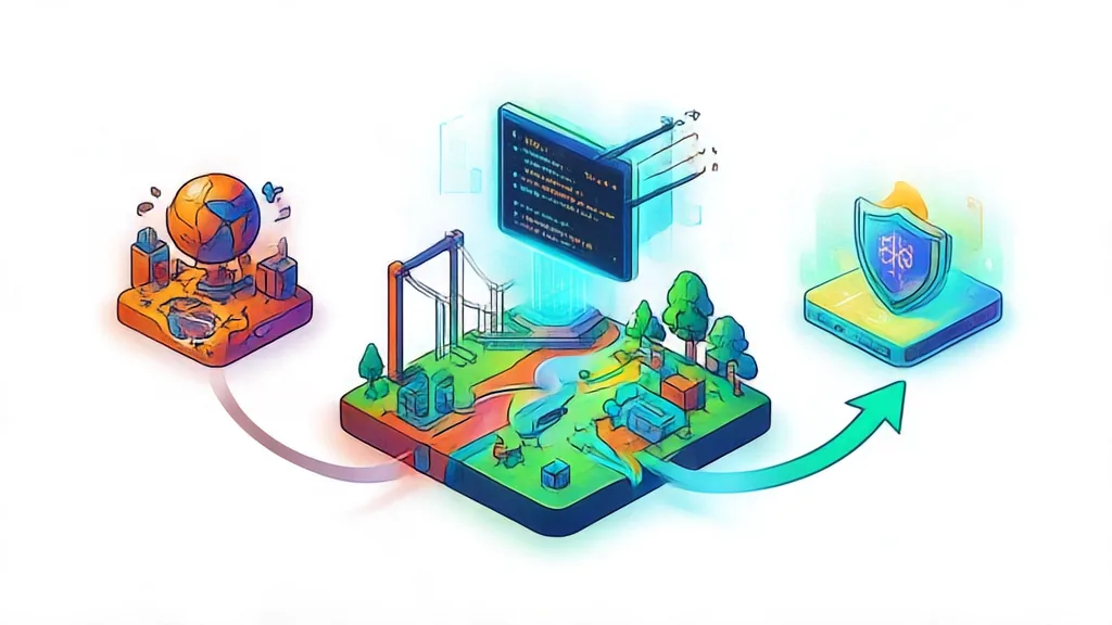 Editorial explainer illustration for Code as Worlds: Agentic Discovery of Executable World Representations for Physical Reasoning