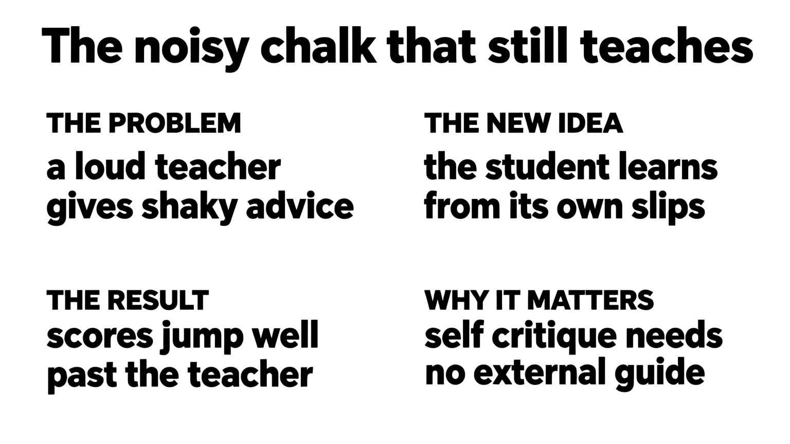 Editorial explainer illustration for Does On-Policy Distillation Really Distill? From Noisy Teacher to Self-Improvement