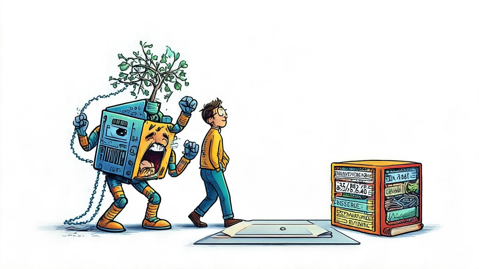 Editorial explainer illustration for Iris: Climbing to the Search Frontier