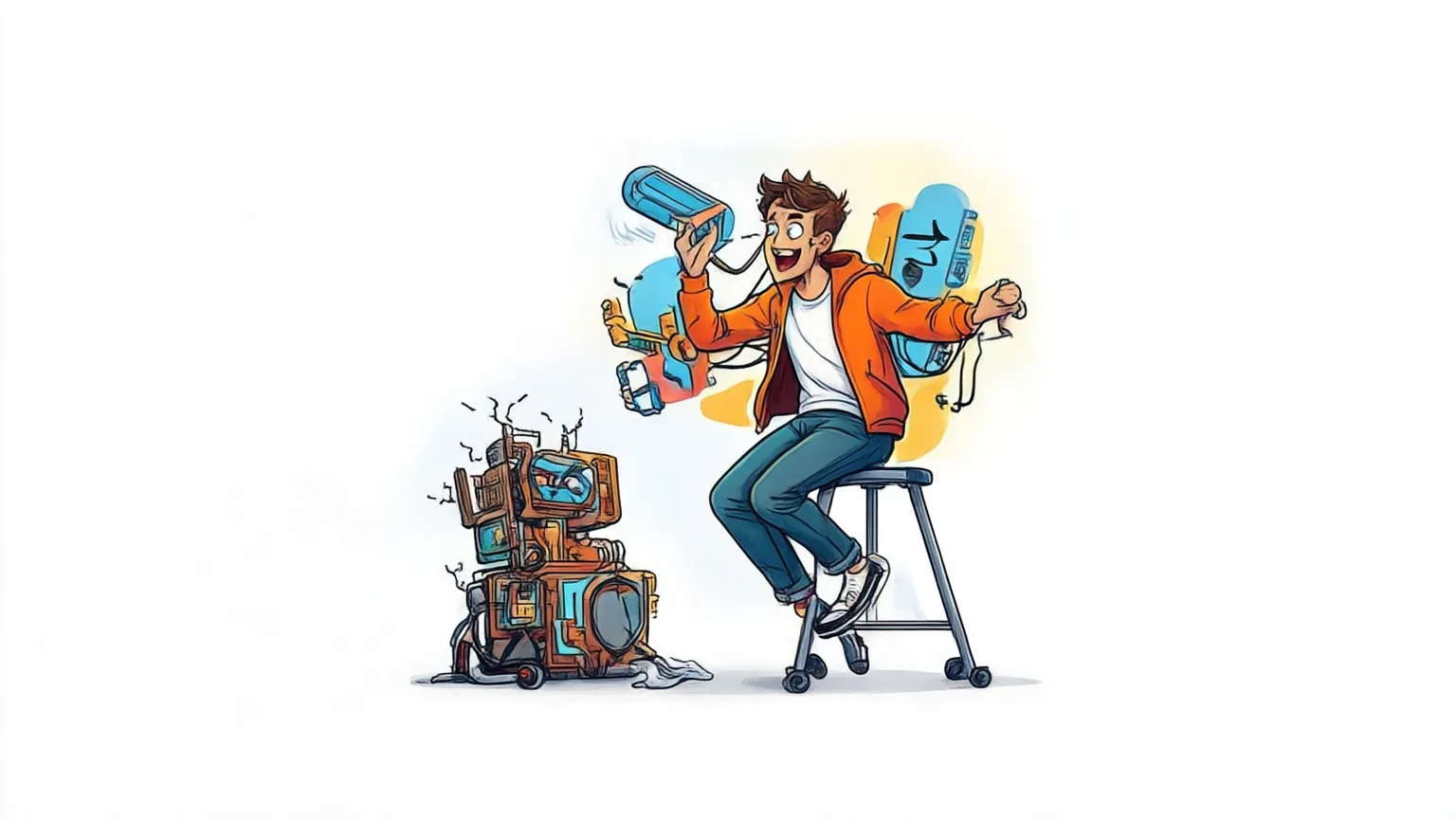 Editorial explainer illustration for Motion-Omni: End-to-End Joint Speech and Full-Body Motion for Spoken Dialogue