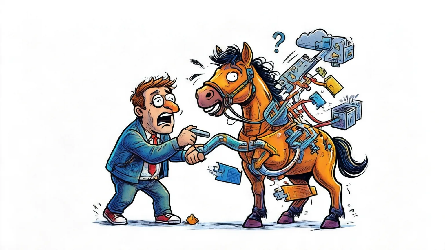 Editorial explainer illustration for NeoHorse-1: Towards Recursive Self-Improvement via Agentic Post-Training with Routing Harness