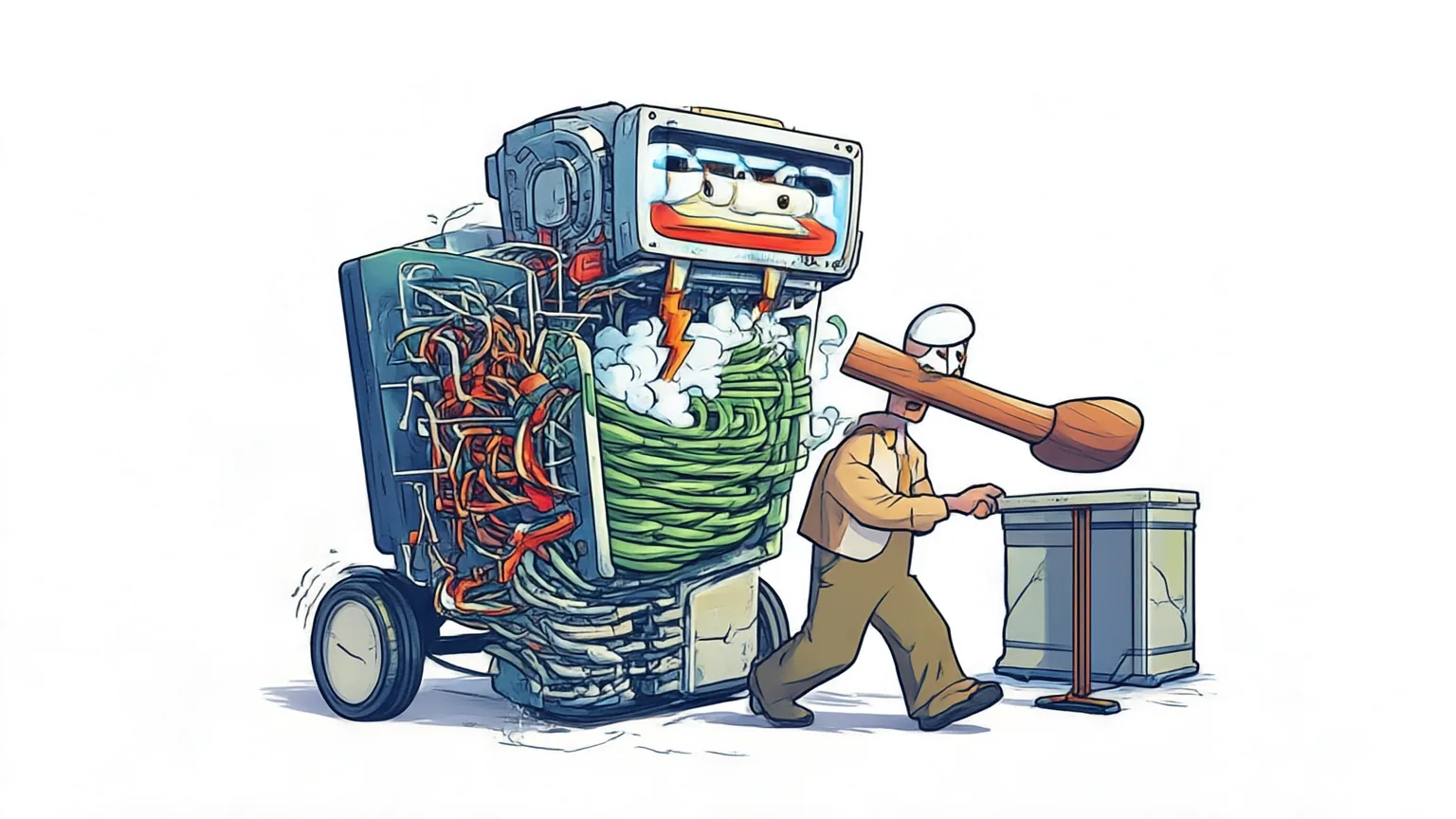Editorial explainer illustration for DeepSeek-V4.1-Flash: Pushing the Limits of KV Cache Compression