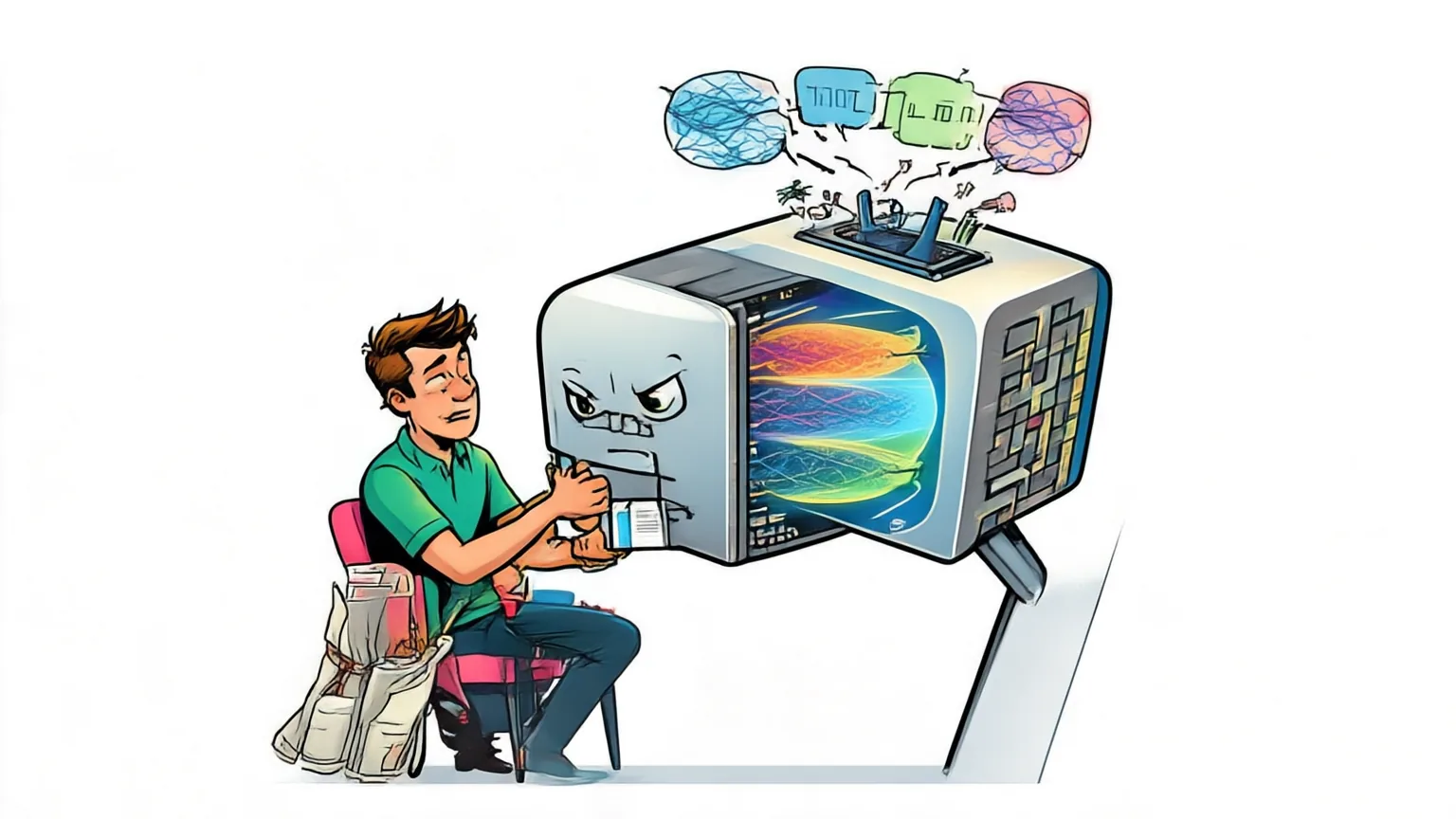 Editorial explainer illustration for Your Transformer Can Hold Two Thoughts at Once: Evidence of Linear Superposition in LLMs
