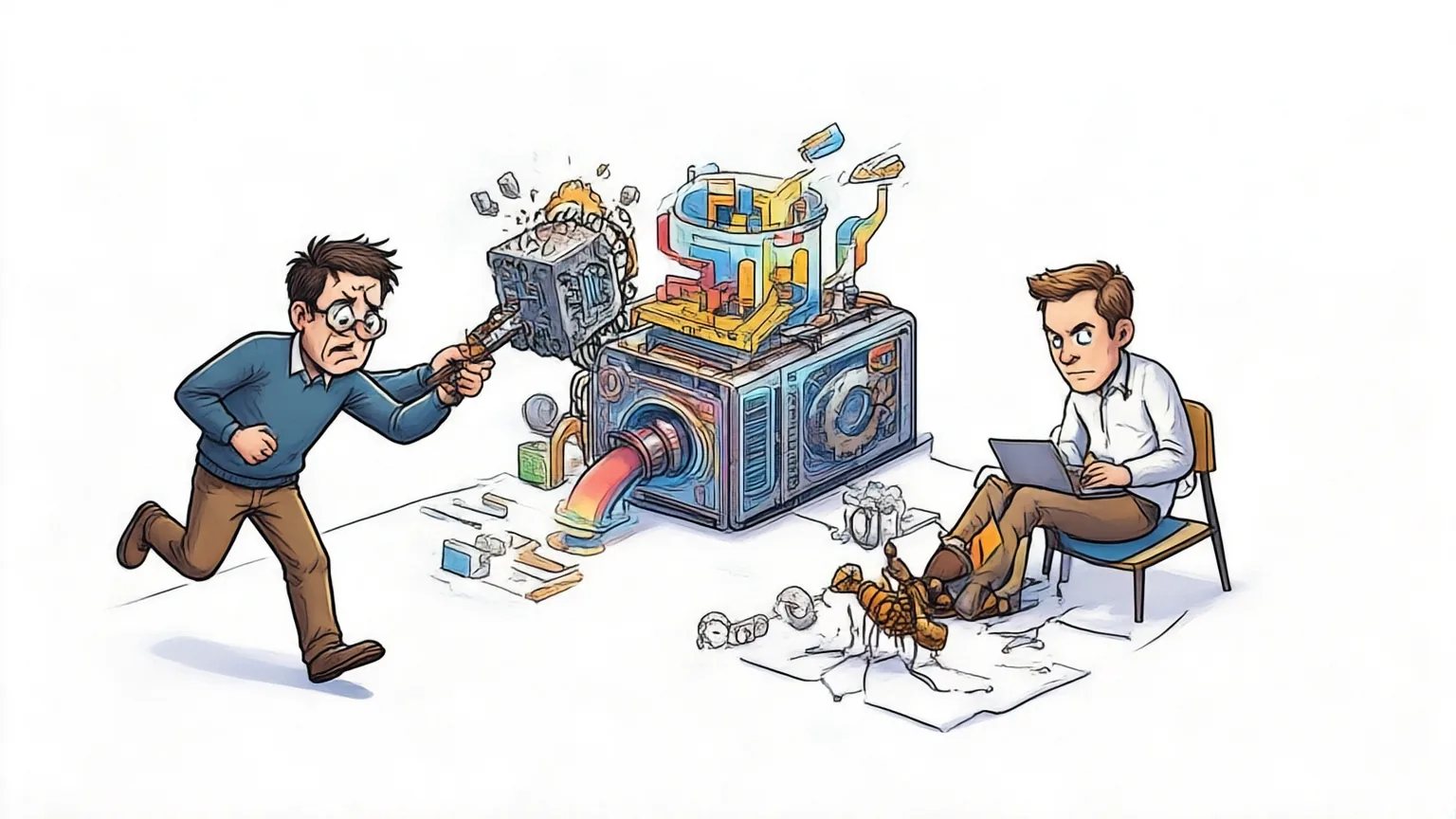 Editorial explainer illustration for Rufus-Air: An Open LLM Post-Training Recipe
