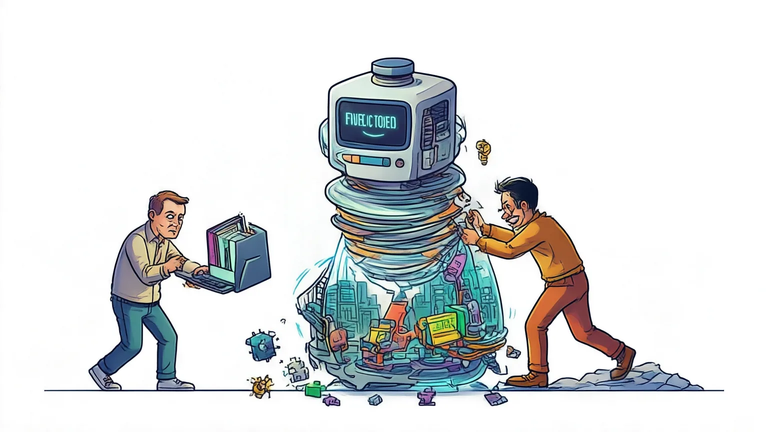 Editorial explainer illustration for Coding Agents for Generalized Task and Motion Planning Problems
