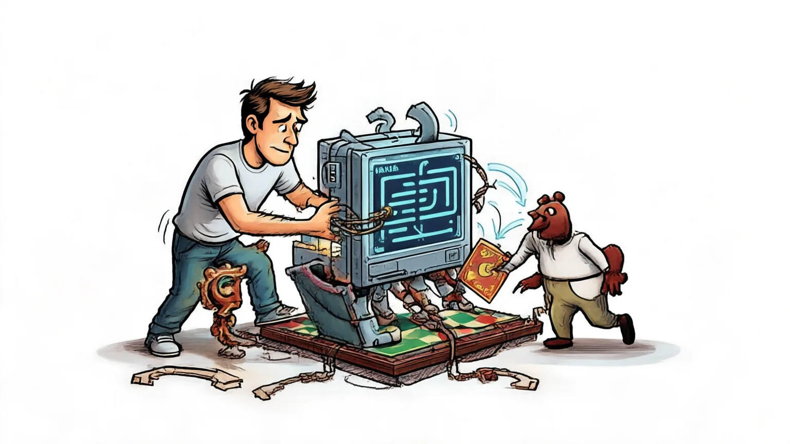 Editorial explainer illustration for Game Arena: Strategic LLM Evaluation in Competitive Environments