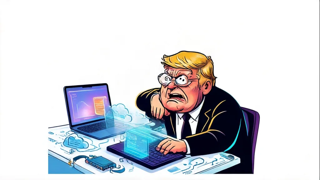 Abstract geometric blocks pass through connected channels into a larger cluster, suggesting cloud workloads moving through coordinated stages.