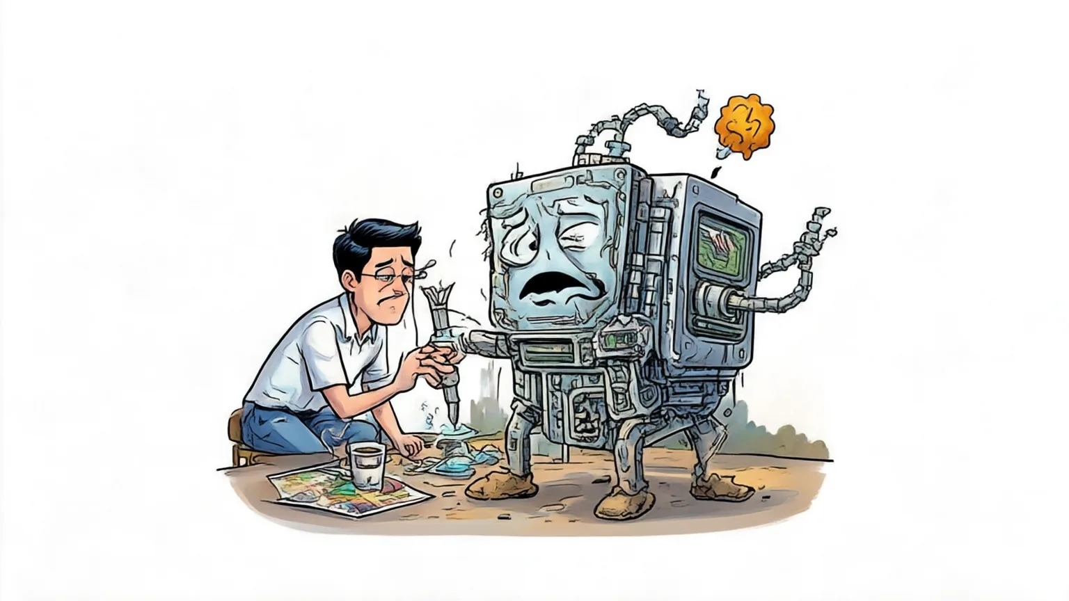 Editorial explainer illustration for HuatuoGPT-3: RL-Only Domain Adaptation from Base Models