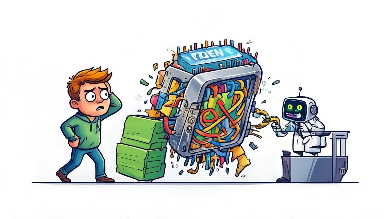Editorial explainer illustration for TokenRouter: Efficient Serving System for Token-Level LLM Routing