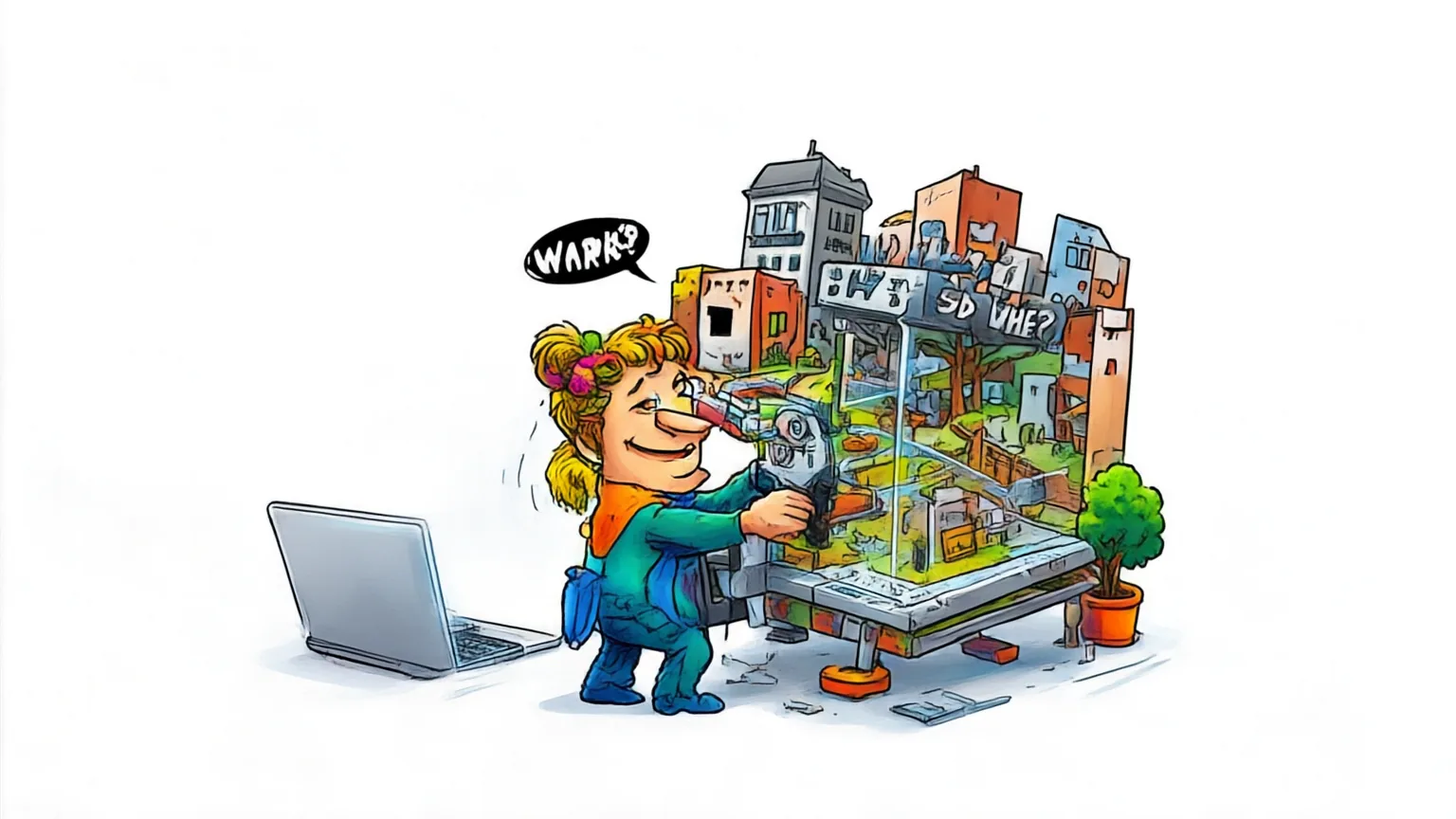 Editorial explainer illustration for Orbia: Do Generated Videos Form a Consistent 3D World?