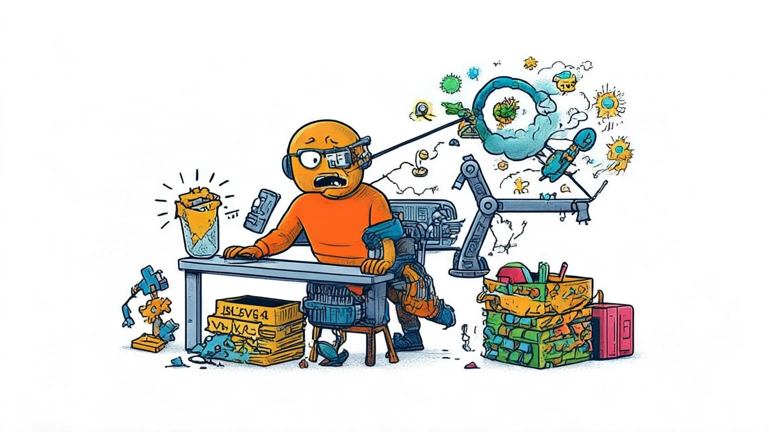 Editorial explainer illustration for Sage-A1.5: From Long-Horizon Execution to Scientific Exploration with Capability Composition